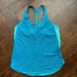 Lululemon Fast Lane Singlet- teal